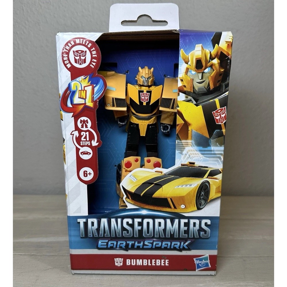 Transformers Toys EarthSpark Deluxe Class Bumblebee Action Figure